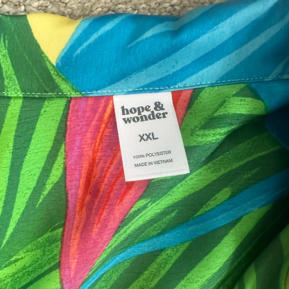 Vibrant Tropical Print Shirt - Picture 5 of 5